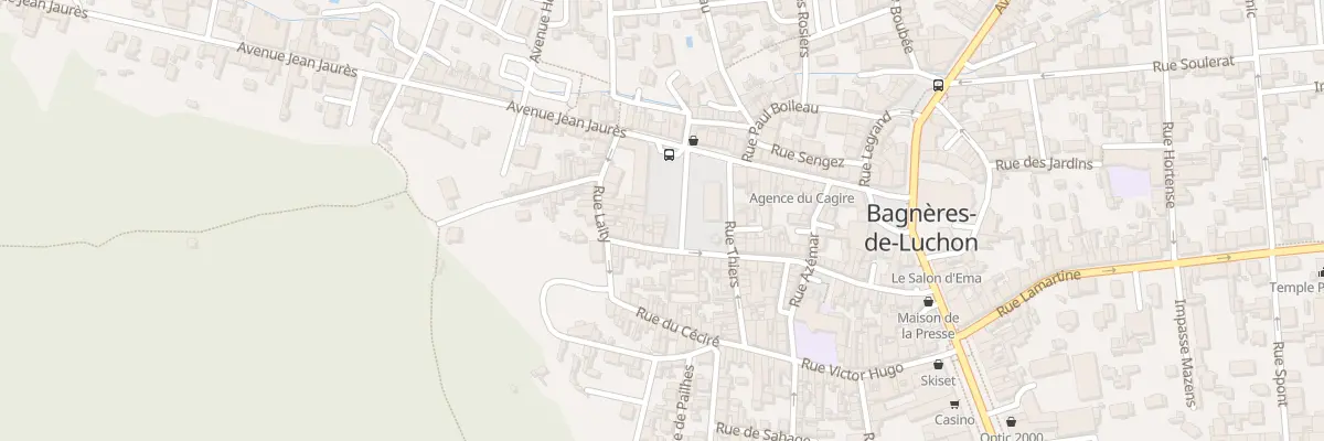 Plan du 13 Pl G Rouy à Bagnères-de-Luchon