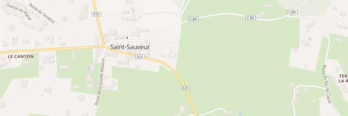 Plan du 1 Rte de Maine de Biran à Saint-Sauveur
