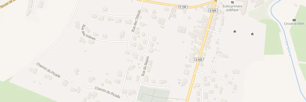 Plan du 8 Rue des Tilleuls à Seissan