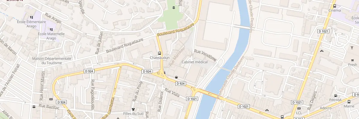 Plan du 8 Rue Marceau à Auch
