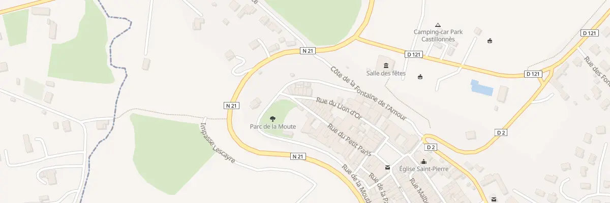 Plan du 31 Rue du Petit Paris à Castillonnès