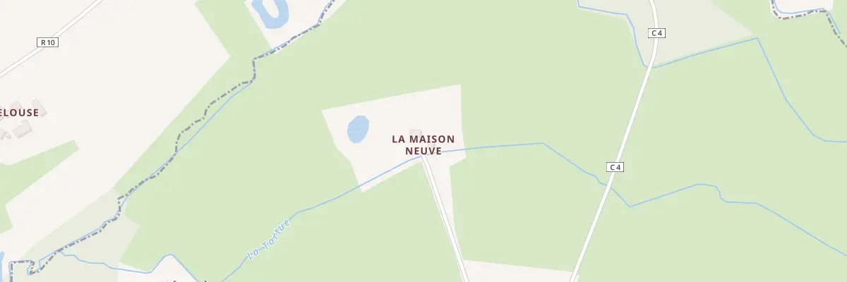 Plan du 5341 La Maison Neuve à Coudrecieux