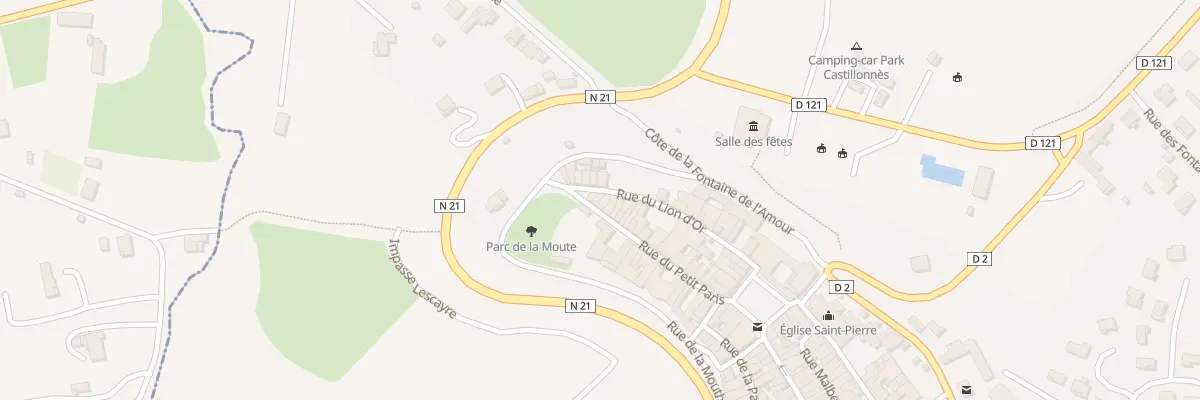 Plan du 29 Rue du Petit Paris à Castillonnès