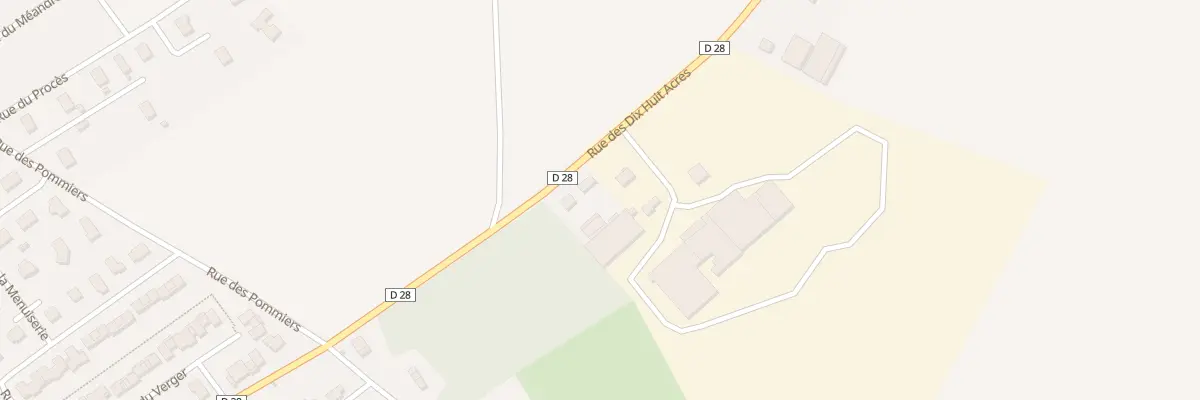 Plan du 512 Rue des Dix Huit Acres à Petiville