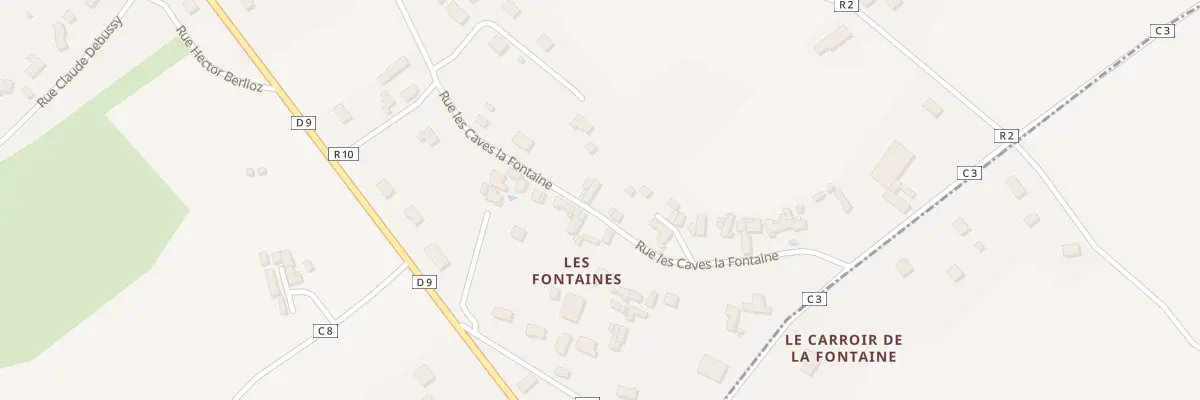 Plan du 92 Rue les Caves La Fontaine à La Chartre-sur-le-Loir