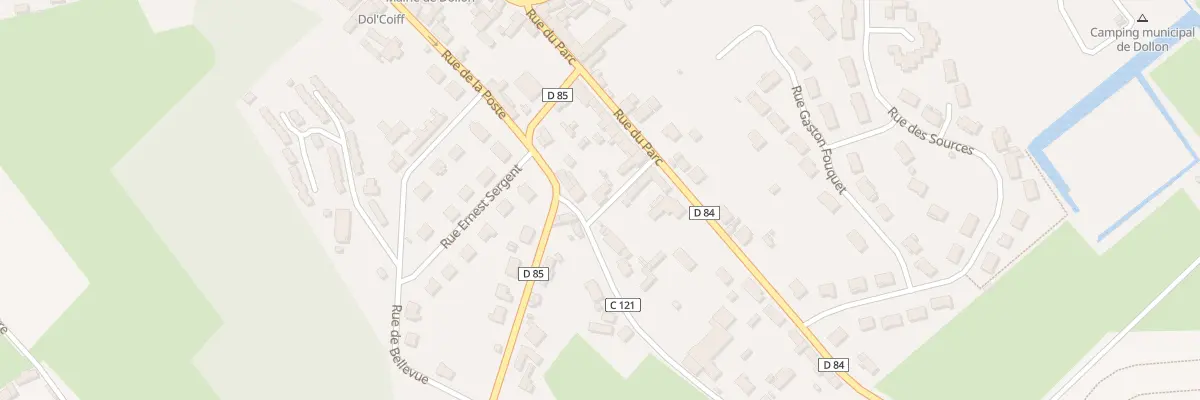 Plan du 21 Rue de la Poste à Dollon