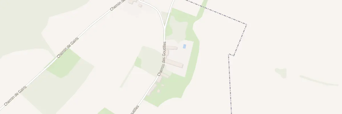 Plan du 2 Che des Goutilles à Betbèze