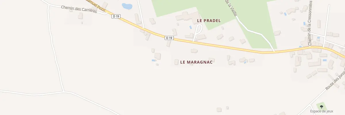 Plan du 633 Rte Samuel Pozzi à Saint-Aubin-de-Lanquais