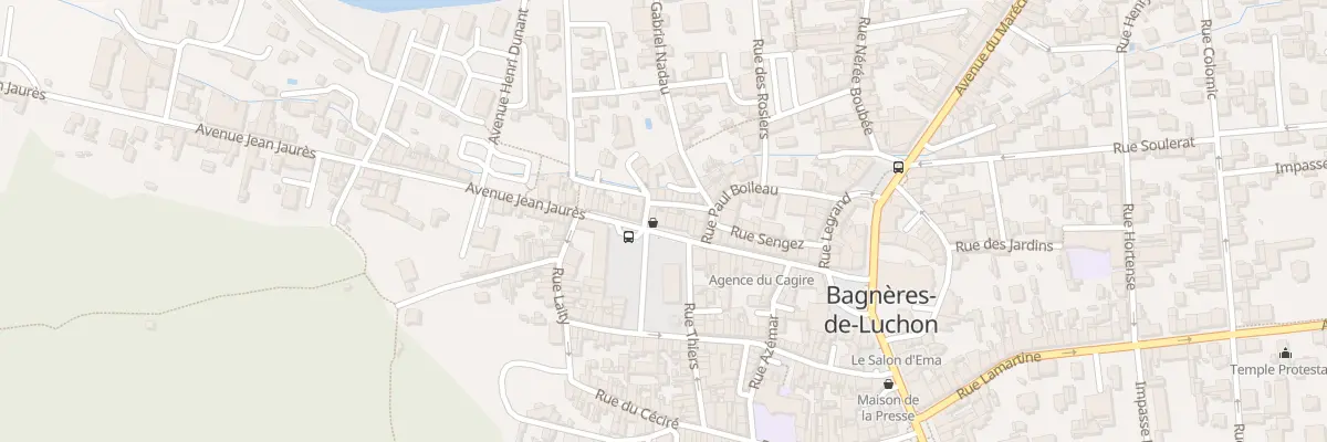 Plan du 12 Pl G Rouy à Bagnères-de-Luchon