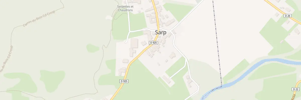 Plan du 5029 Le Village à Sarp