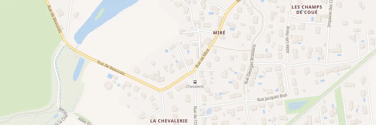 Plan du 91 Rue de Miré à Ballan-Miré