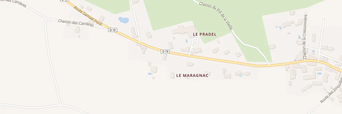 Plan du 645 Rte Samuel Pozzi à Saint-Aubin-de-Lanquais