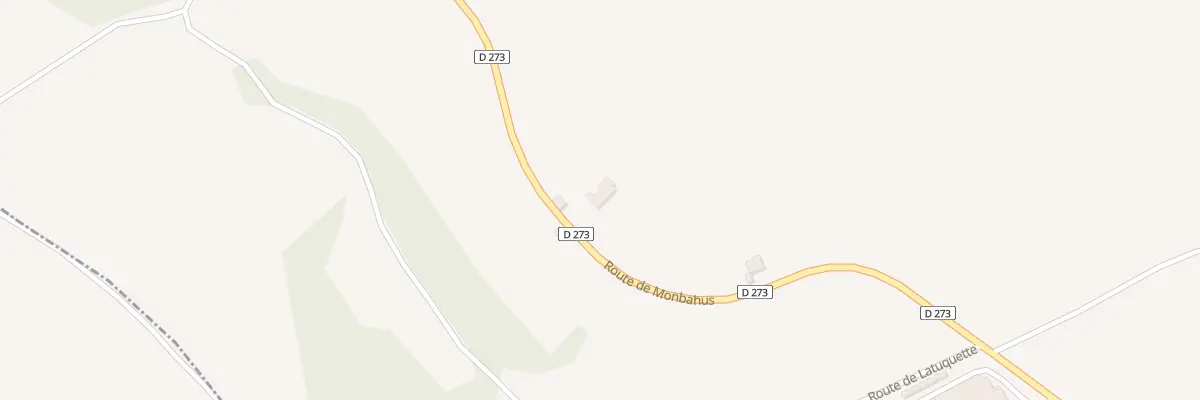 Plan du 650 Rte de Monbahus à Saint-Pastour