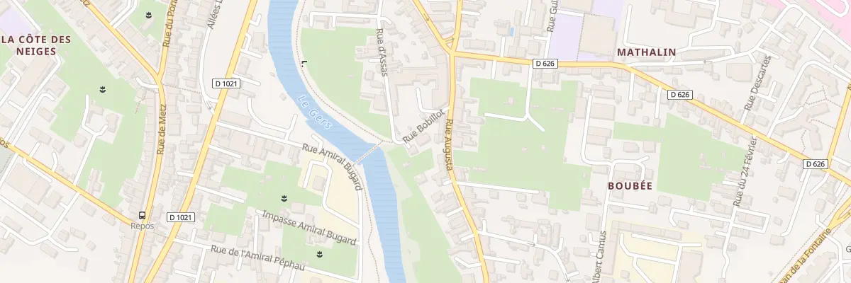 Plan du 4 Rue Bobillot à Auch