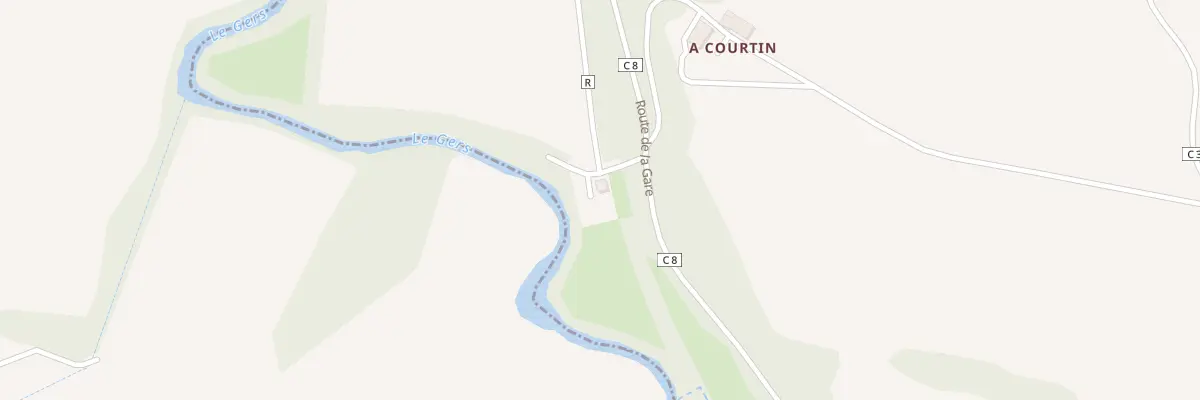 Plan du 107 Rte de la Gare à Castéra-Lectourois
