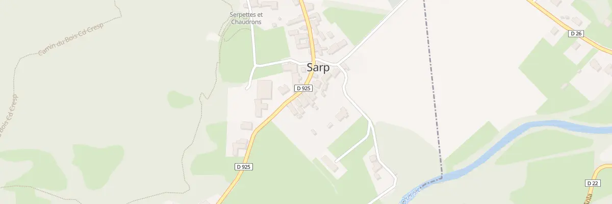 Plan du 5028 Le Village à Sarp