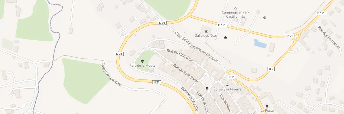 Plan du 23 Rue du Petit Paris à Castillonnès