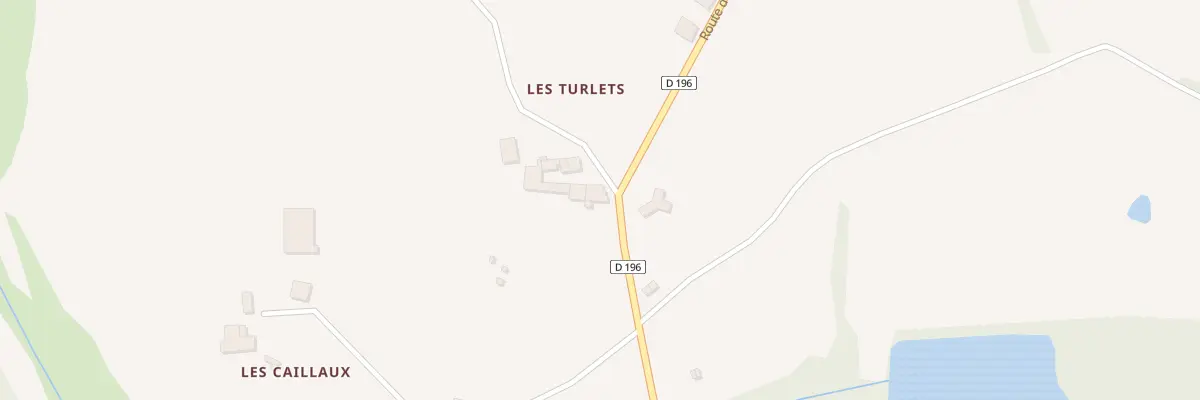 Plan du 1 Les Turlets à Hiesse