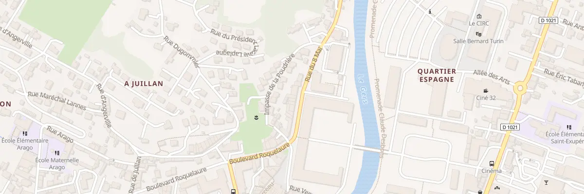 Plan du 9 Rue du 8 Mai à Auch