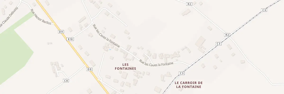 Plan du 102B Rue les Caves La Fontaine à La Chartre-sur-le-Loir
