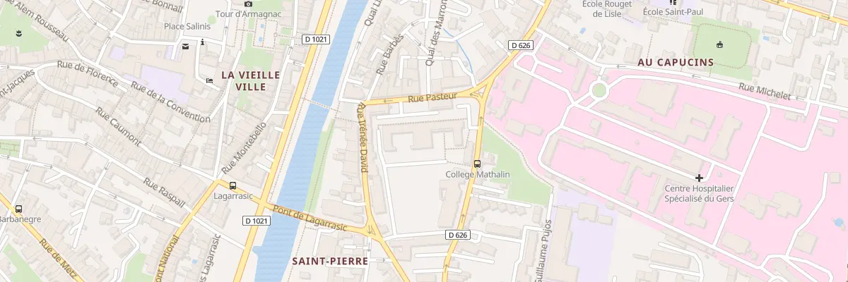 Plan du 9 Rue Irénée David à Auch