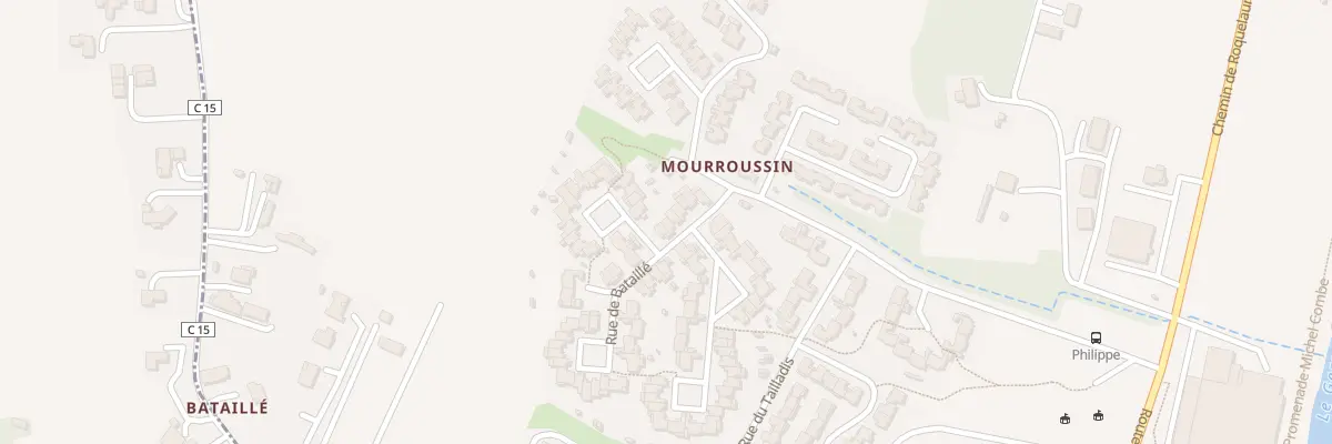 Plan du 12 Rue de Bataille à Auch