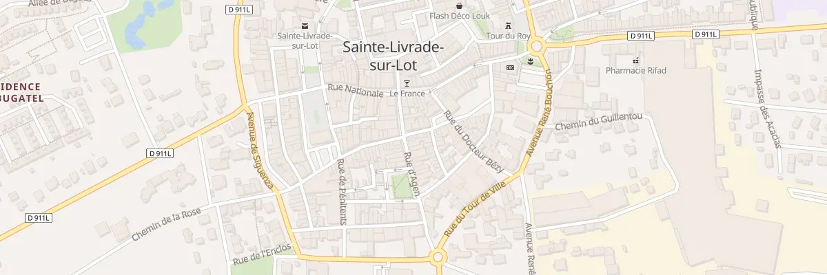 Plan du 9 Rue Balestie à Sainte-Livrade-sur-Lot