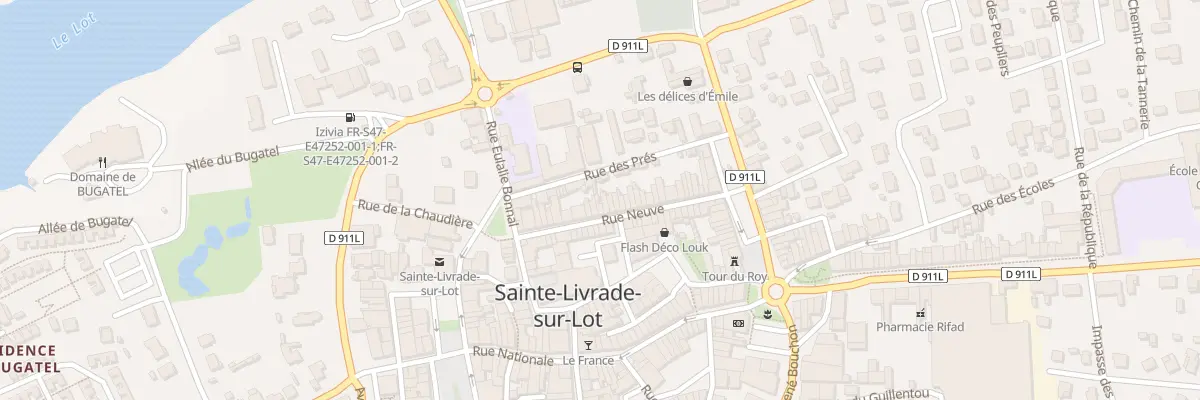 Plan du 19 Rue Neuve à Sainte-Livrade-sur-Lot