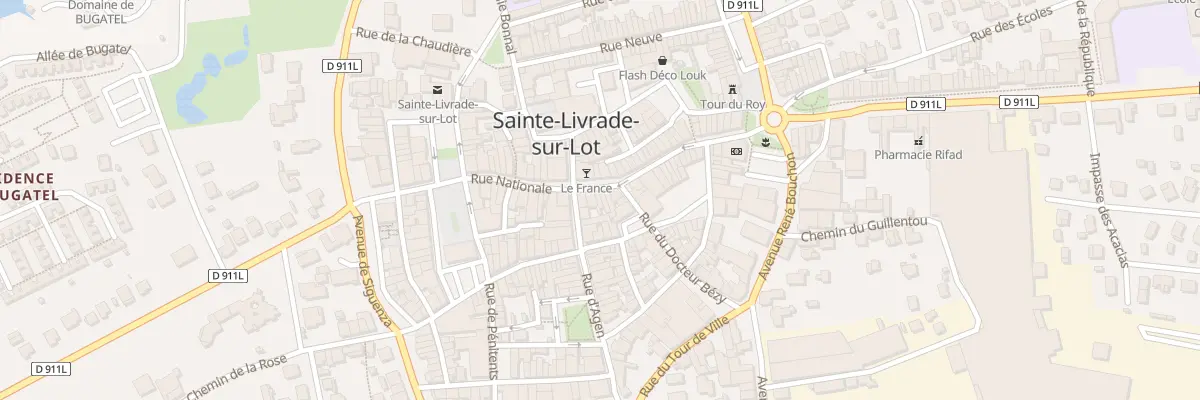 Plan du 39 Rue Nationale à Sainte-Livrade-sur-Lot