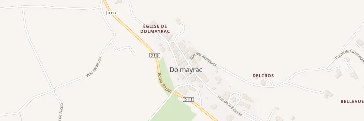 Plan du 11 Le Bourg à Dolmayrac