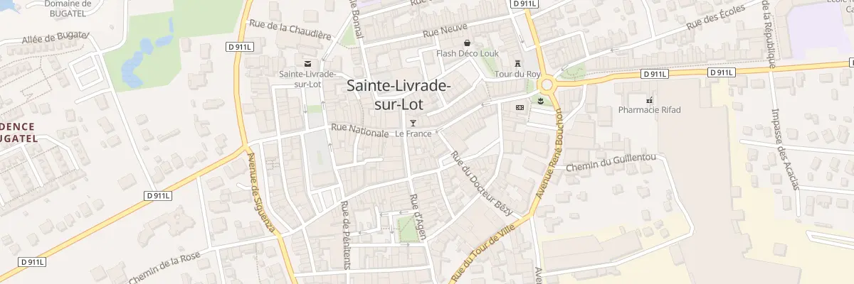 Plan du 37 Rue Nationale à Sainte-Livrade-sur-Lot