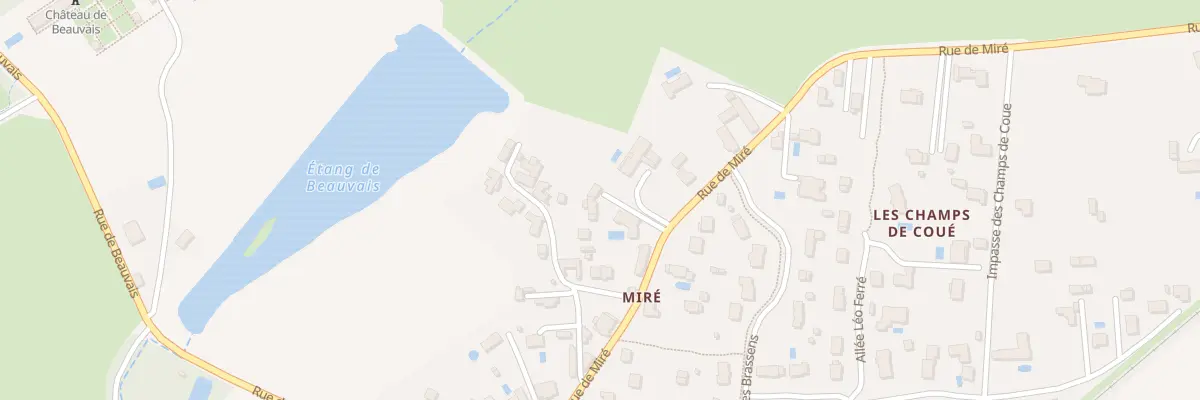 Plan du 79B Rue de Miré à Ballan-Miré
