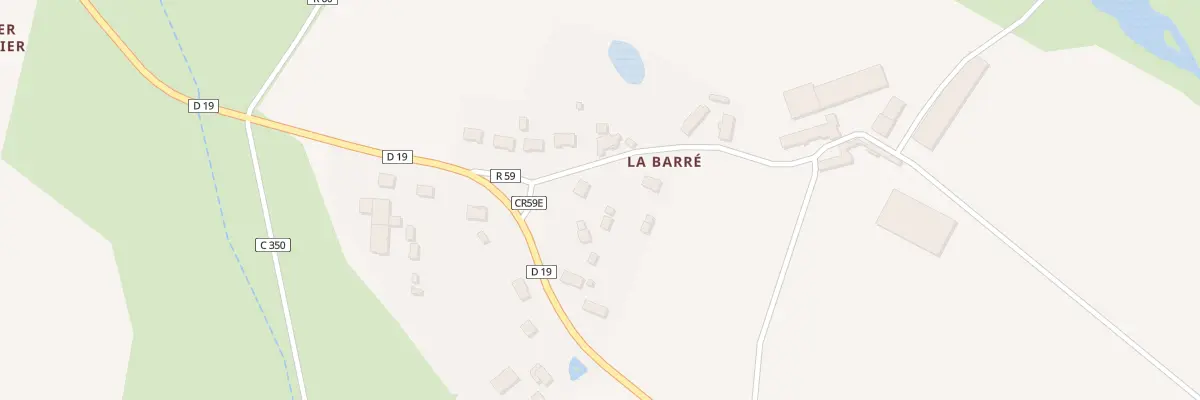 Plan du 17 La Barre à Thilouze