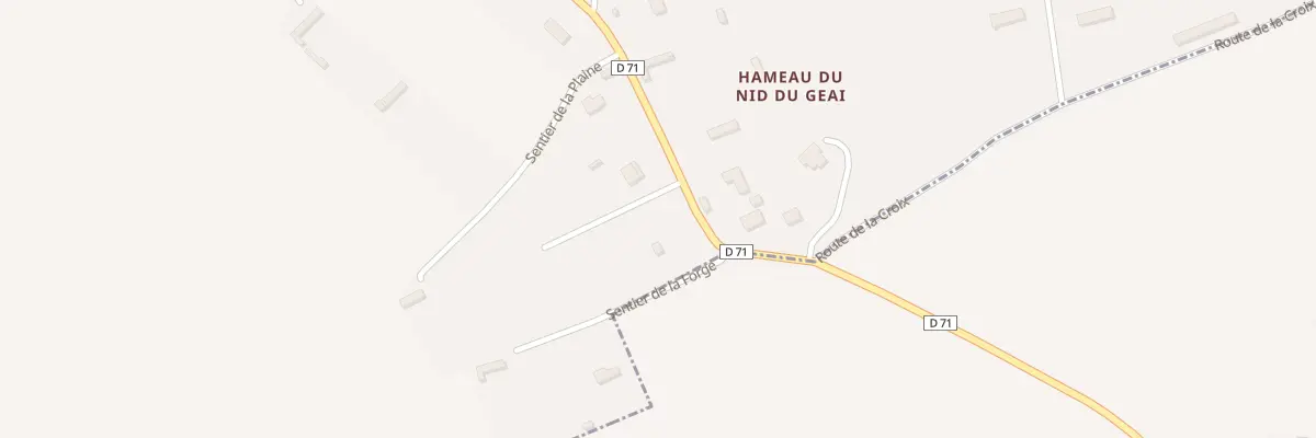 Plan du 2 Rue du Nid de Geai à Butot-Vénesville