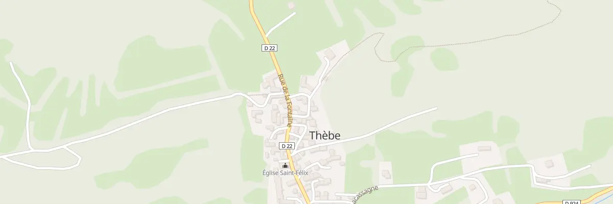 Plan du 5056 Le Village à Thèbe