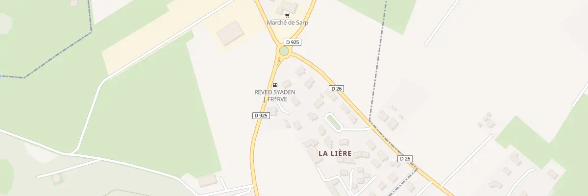Plan du 5166 La Liere à Sarp