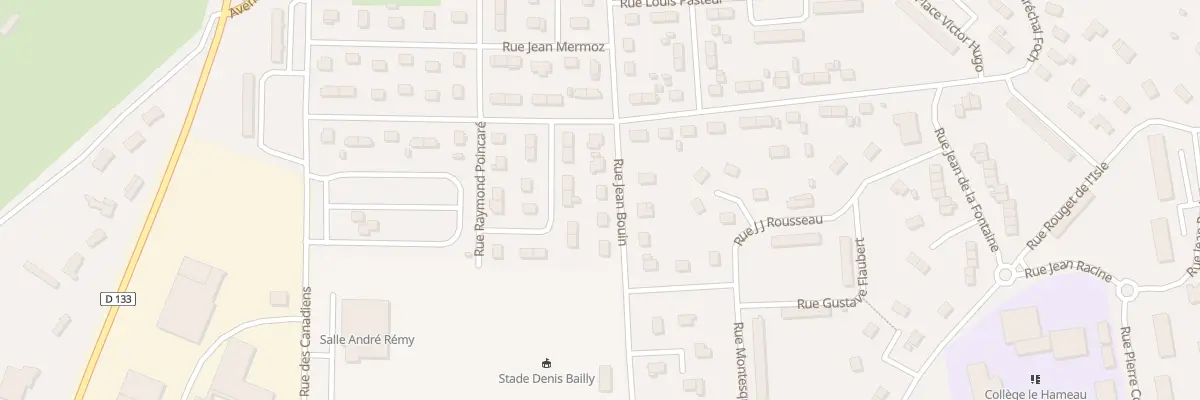 Plan du 18 Rue Jean Bouin à Bernay