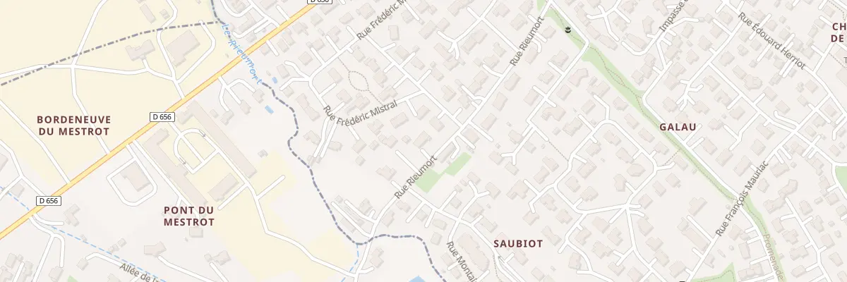 Plan du 12 Rue du Rieumort au Passage