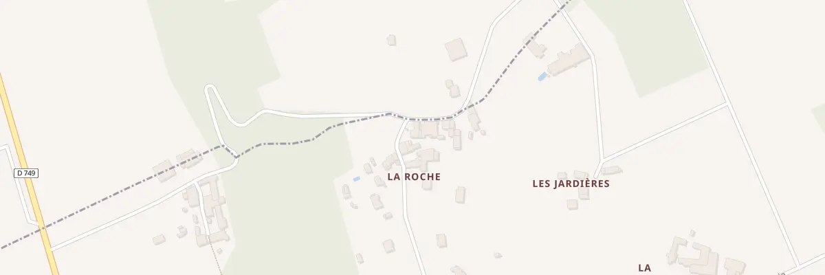 Plan du 24 La Roche à Bellefonds