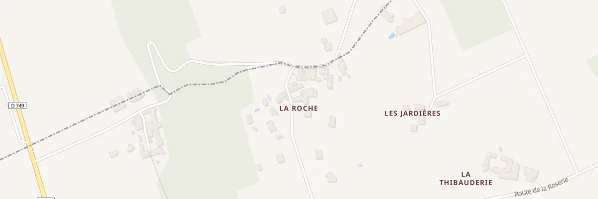Plan du 16 La Roche à Bellefonds
