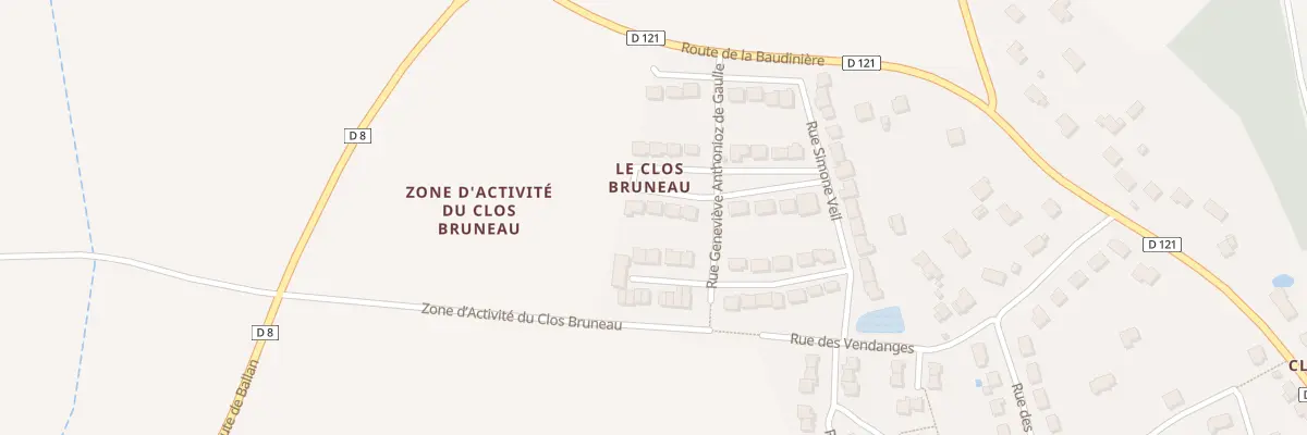 Plan du 6 Rue Marie Curie à Artannes-sur-Indre