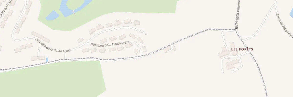 Plan du 34 Dom Domaine de la Haute Preze à Rouzède
