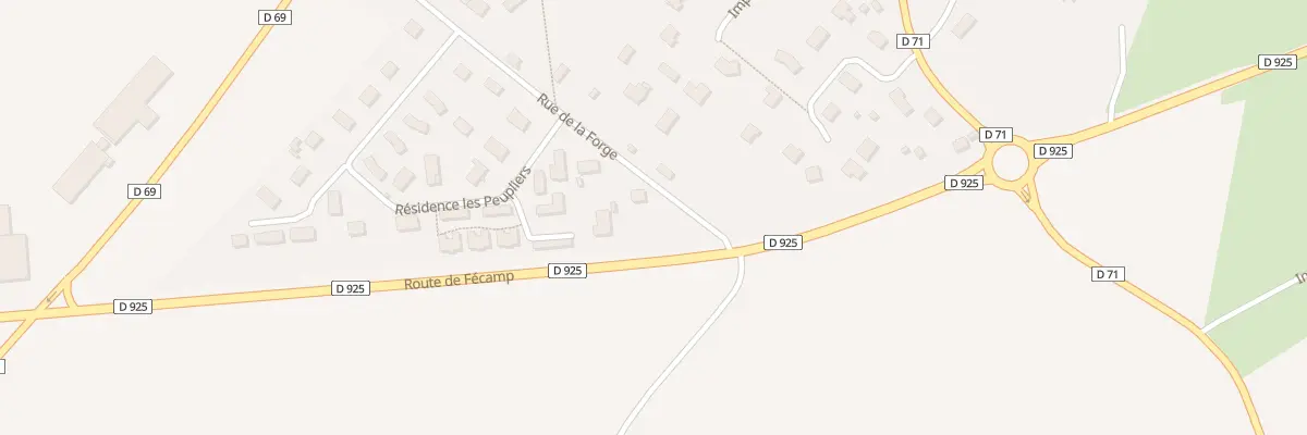 Plan du 105 Rue de la Forge à Ouainville