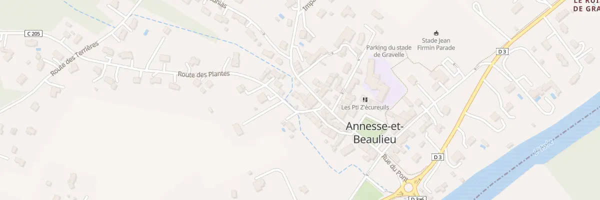 Plan du 4 Rte des Plantes à Annesse-et-Beaulieu