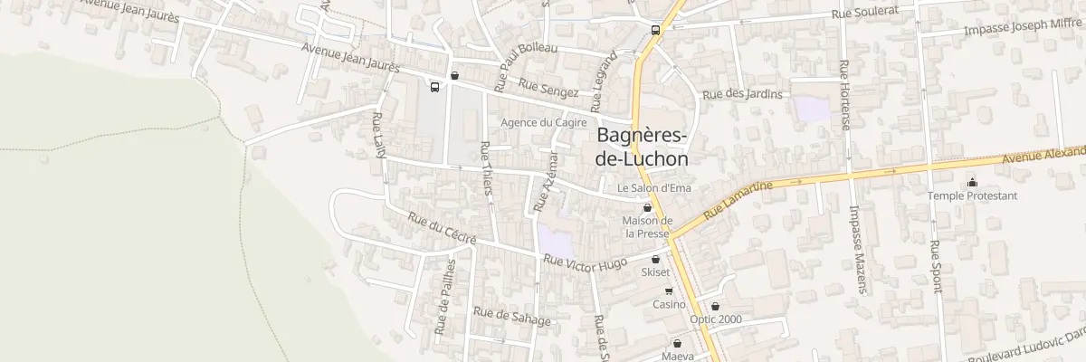 Plan du 27 Rue Gambetta à Bagnères-de-Luchon
