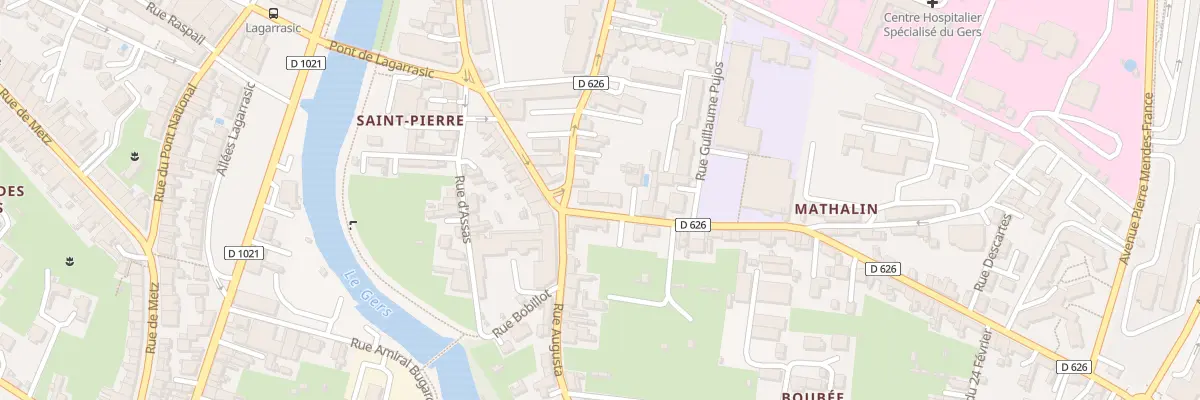 Plan du 3 Rue du 11 Novembre à Auch