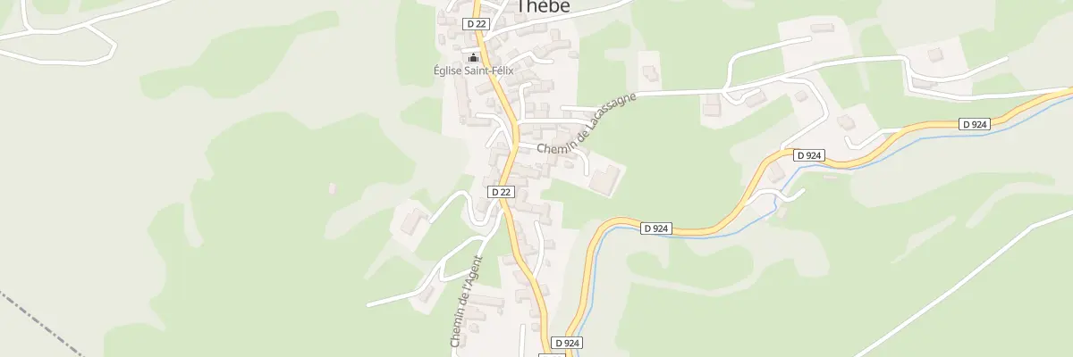 Plan du 5018 Le Village à Thèbe