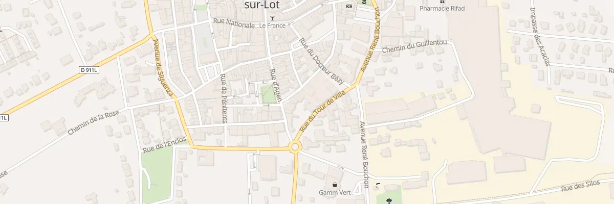 Plan du 35 Rue Baronne à Sainte-Livrade-sur-Lot
