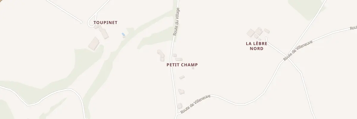 Plan du 13 Petit Champ à Cours