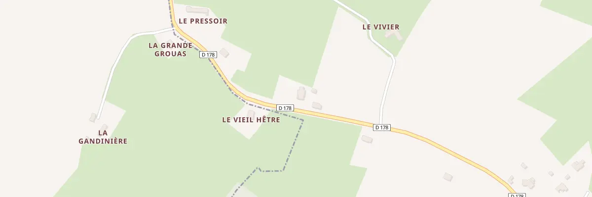 Plan du 5033A La Rigaudiere à Saint-Martin-des-Monts